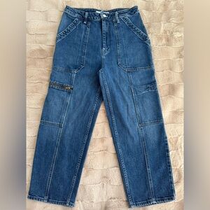 Mother Superior The Private Zip Pocket Ankle Jeans In Mile High Size 28